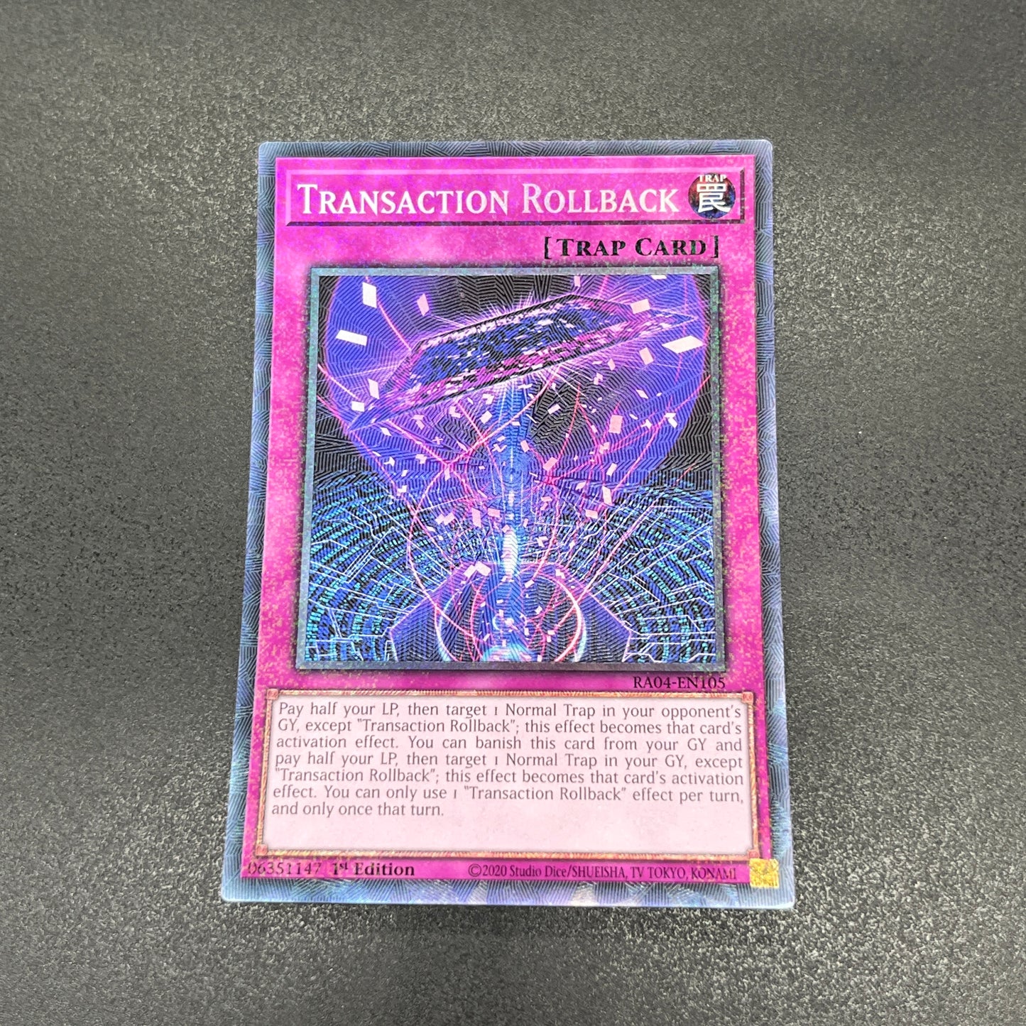 遊戯王　トランザクション・ロールバック/コレクターズ/英語/1st/EU