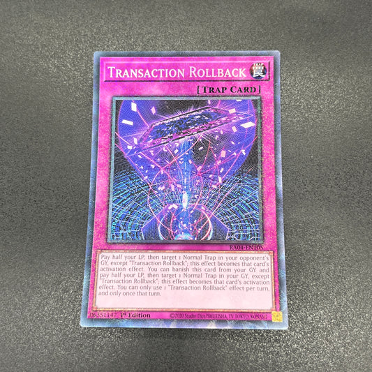 遊戯王　トランザクション・ロールバック/コレクターズ/英語/1st/EU
