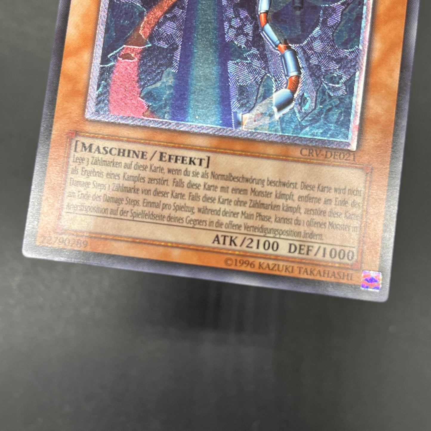 遊戯王　巨大戦艦クリスタル・コア/レリーフ/ドイツ語/EU版