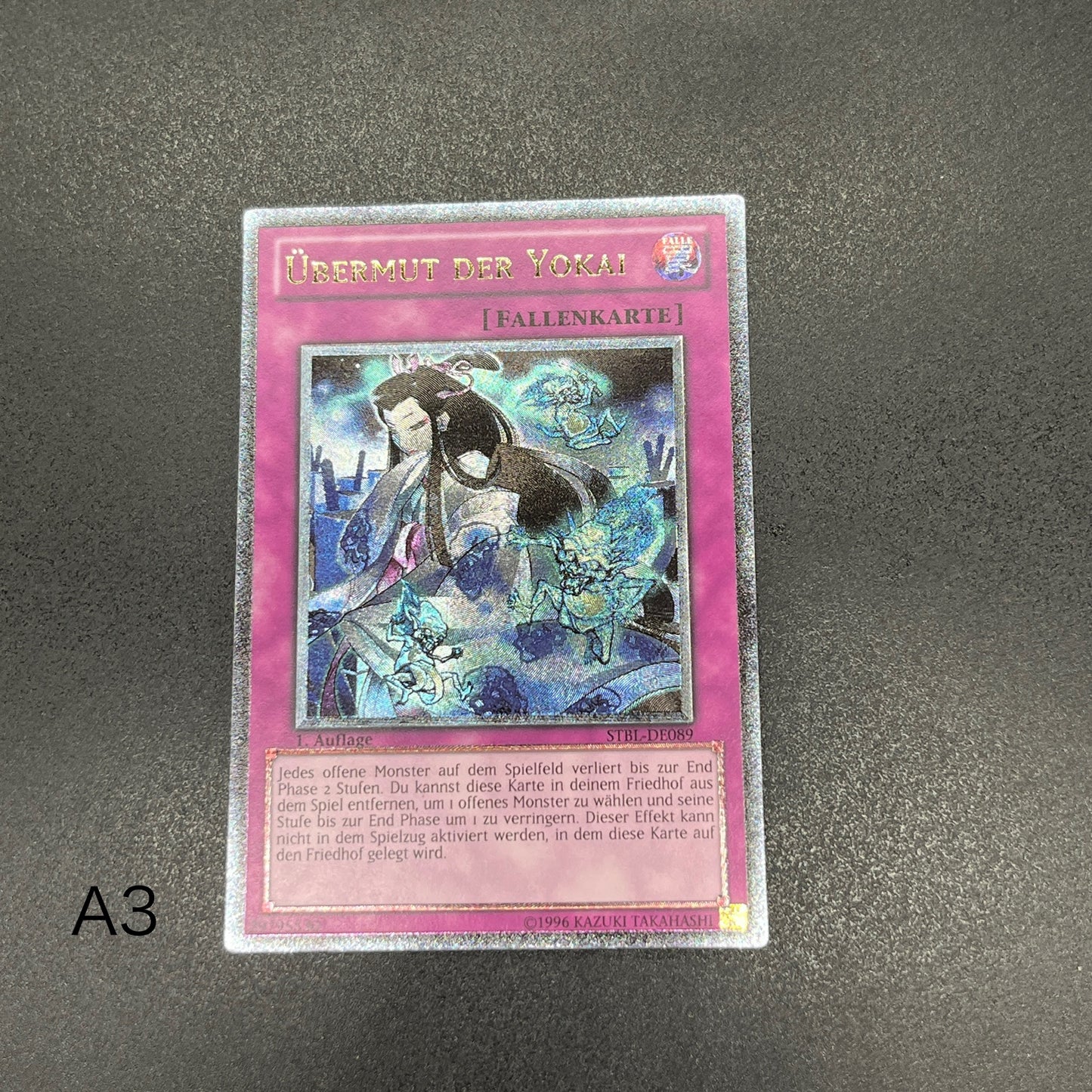 遊戯王　妖怪のいたずら/レリーフ/ドイツ語/1st/EU版