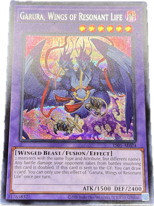 遊戯王　共命の翼ガルーラ/シークレット/英語/泰亜版