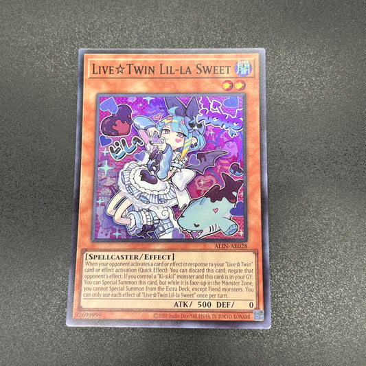 遊戯王　Ｌｉｖｅ☆Ｔｗｉｎ リィラ・スウィート/スーパー/英語/泰亜版