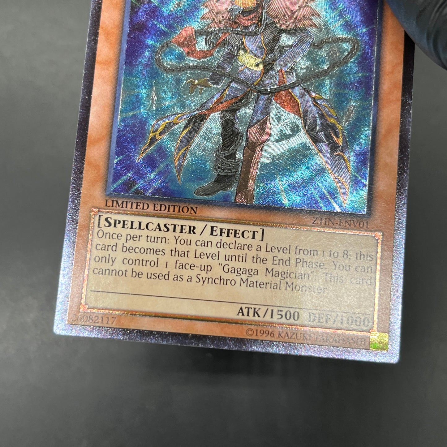 遊戯王　ガガガマジシャン/レリーフ/英語/EU版