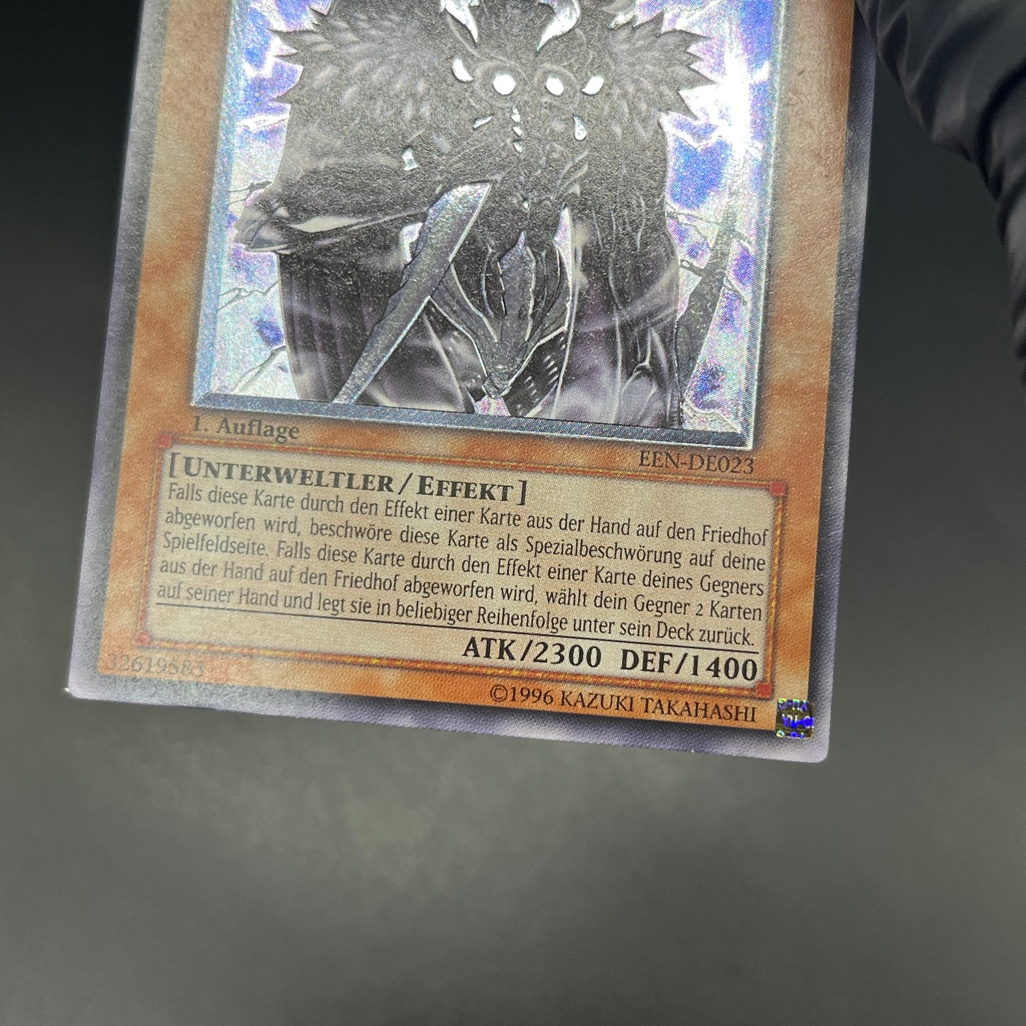 遊戯王　暗黒界の軍神 シルバ/レリーフ/ドイツ語/1st/EU版