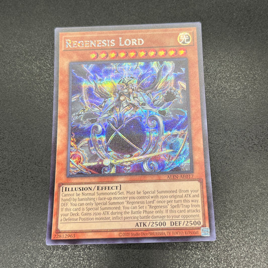 遊戯王　創世の神 デウテロノミオン/シークレット/英語/泰亜版