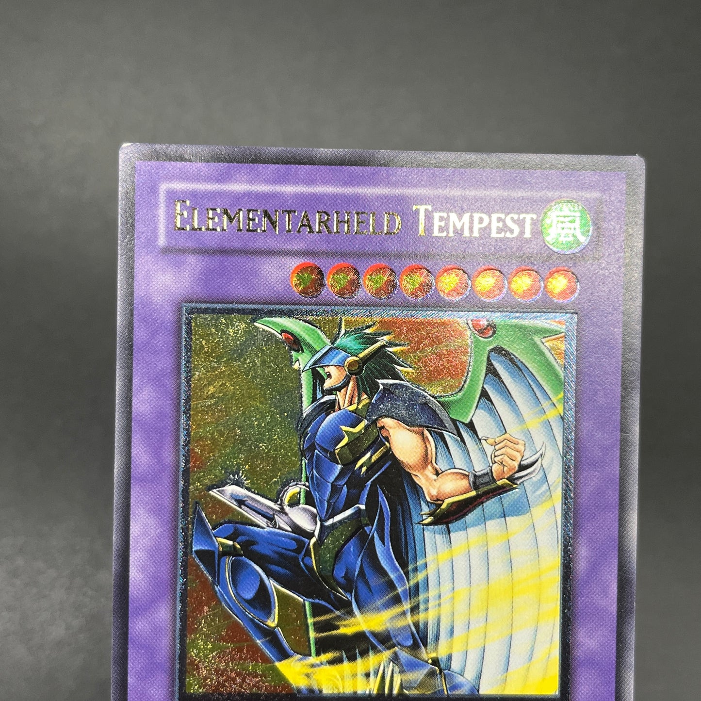 遊戯王　Ｅ・ＨＥＲＯ テンペスター/レリーフ/ドイツ/EU版