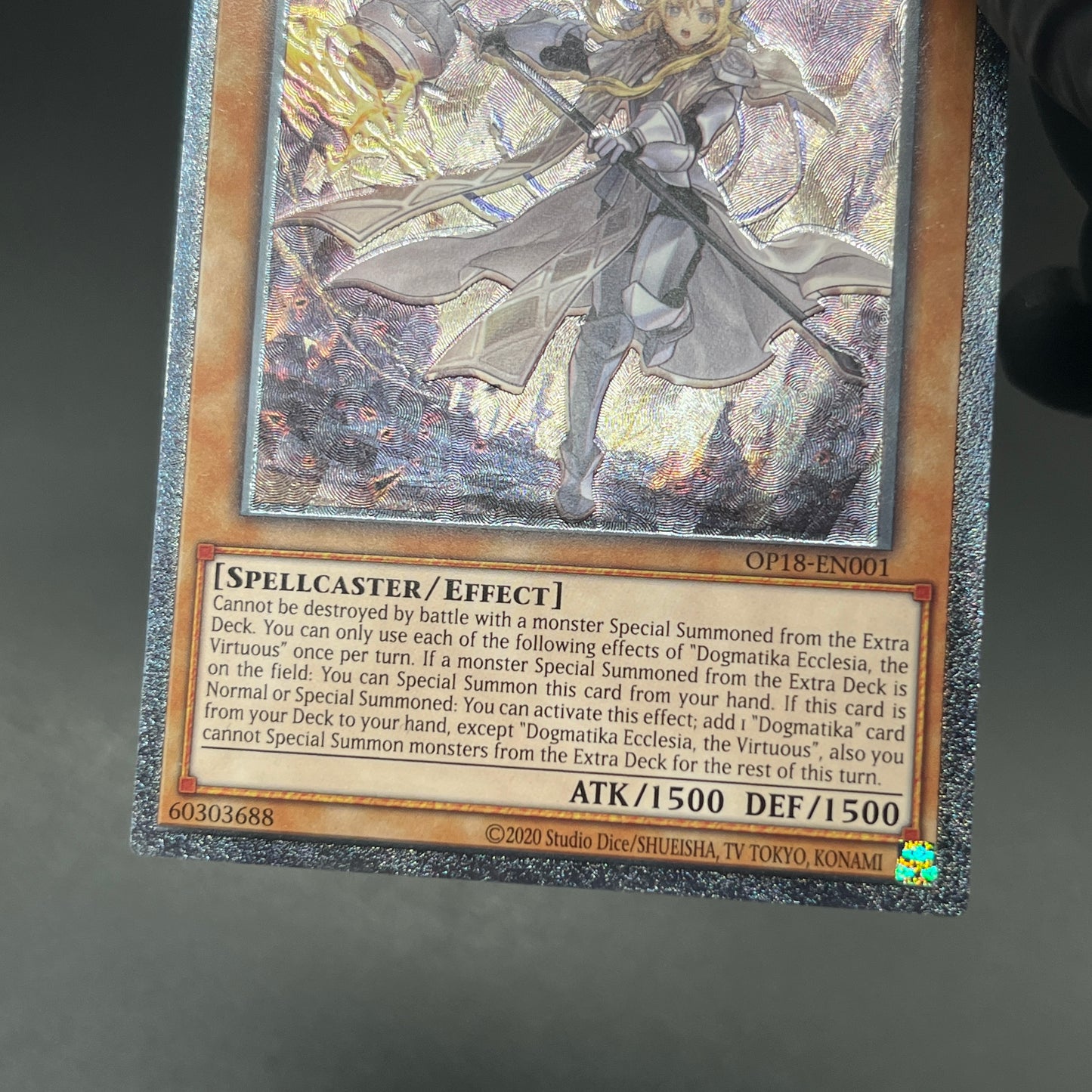 遊戯王　教導の聖女エクレシア/レリーフ/英語/EU版