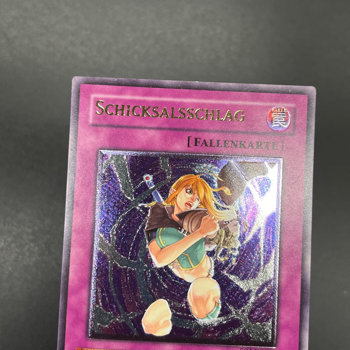 遊戯王　因果切断/レリーフ/ドイツ語/EU版