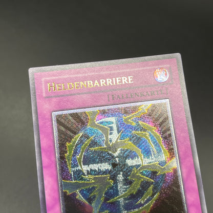 遊戯王　ヒーロー・バリア/レリーフ/ドイツ語/1st/EU版