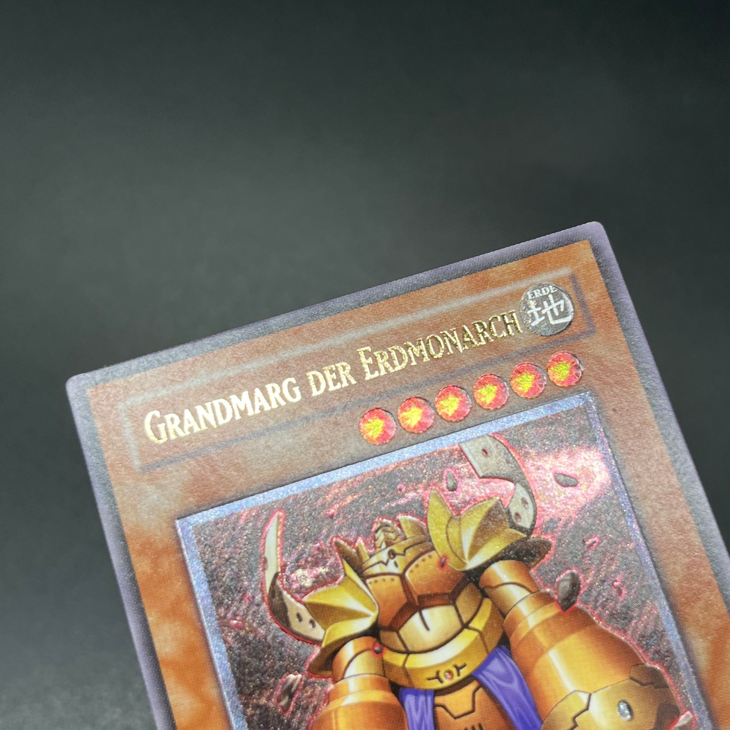 遊戯王　地帝グランマーグ/レリーフ/ドイツ語/EU版