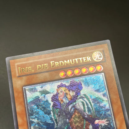 遊戯王　地母神アイリス/レリーフ/ドイツ語/1st/EU版