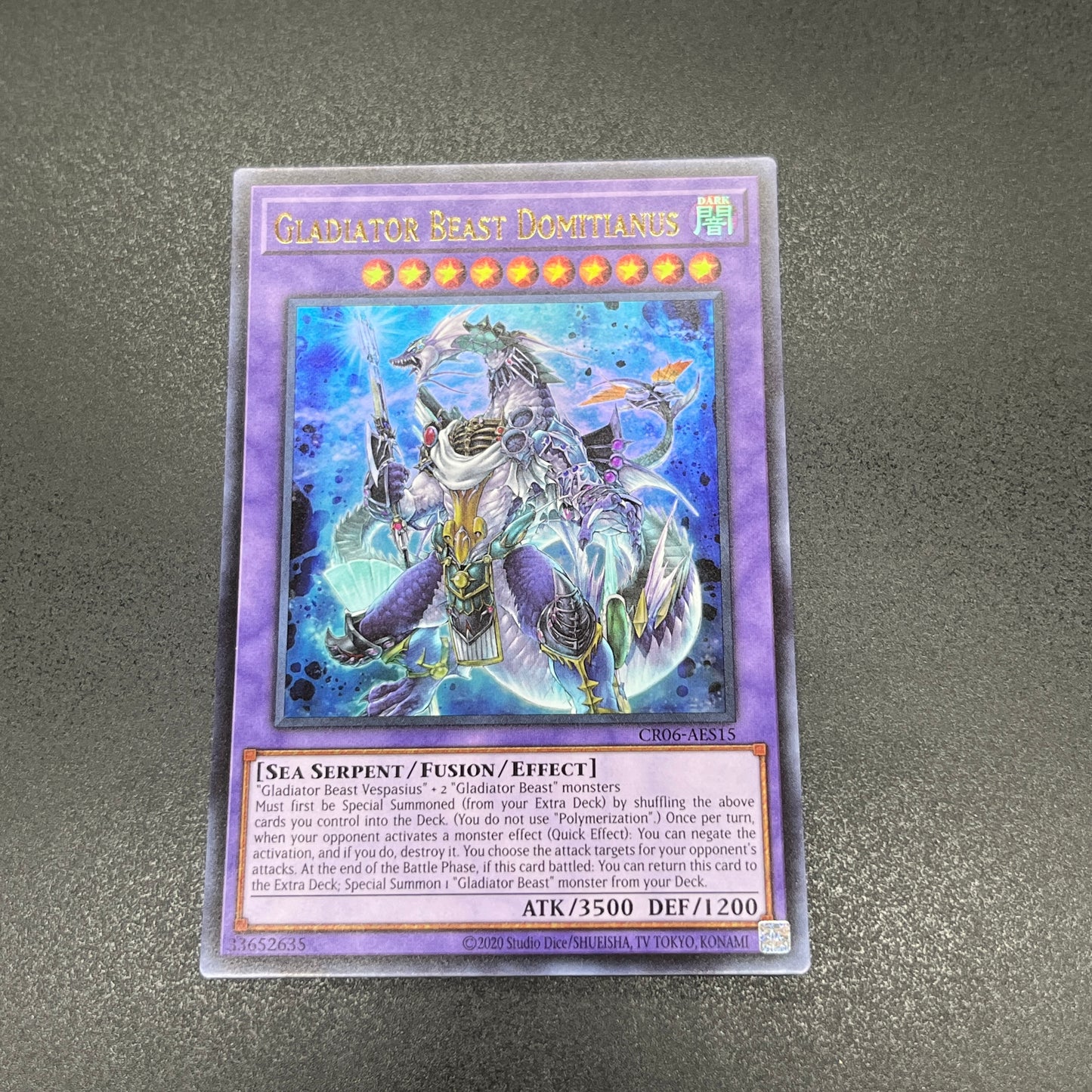 遊戯王　剣闘獣ドミティアノス/ウルトラ/英語/泰亜版