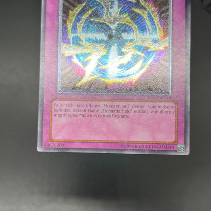 遊戯王　ヒーロー・バリア/レリーフ/ドイツ語/EU版