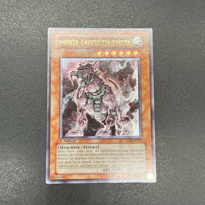 遊戯王　古代の機械獣/レリーフ/ドイツ語/1st/EU版