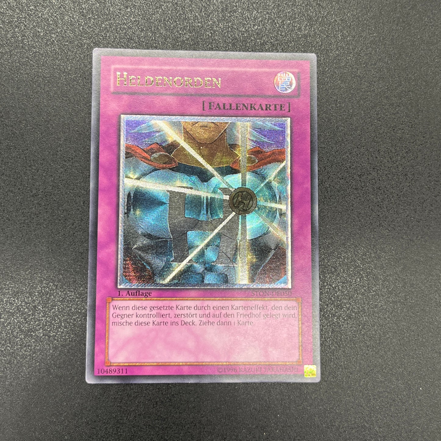 遊戯王　ヒーロー・メダル/レリーフ/ドイツ/1st/EU版