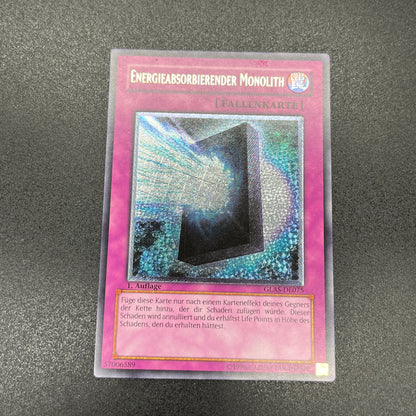 遊戯王　エネルギー吸収板/レリーフ/ドイツ語/1st/EU