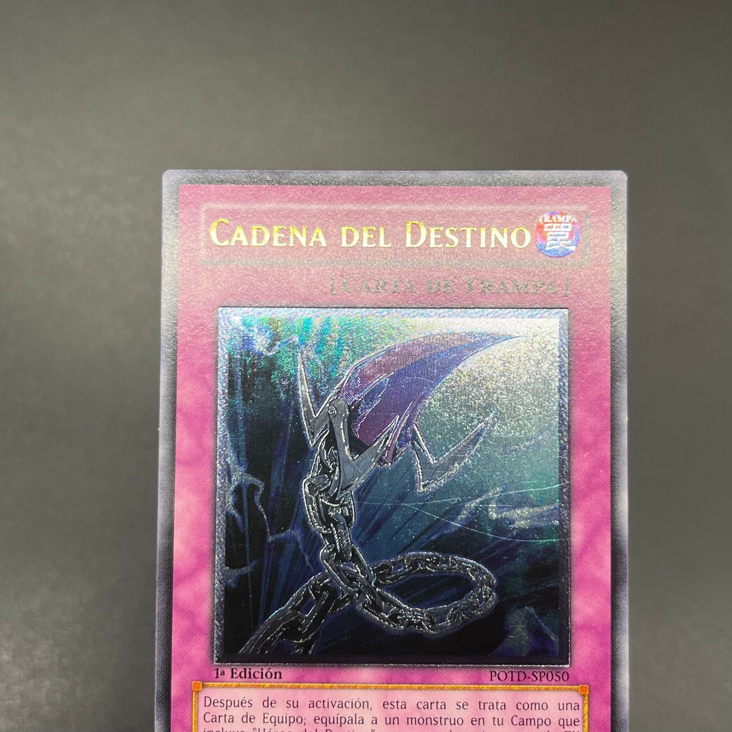 遊戯王　Ｄ－チェーン/レリーフ/スペイン語/1st/EU版