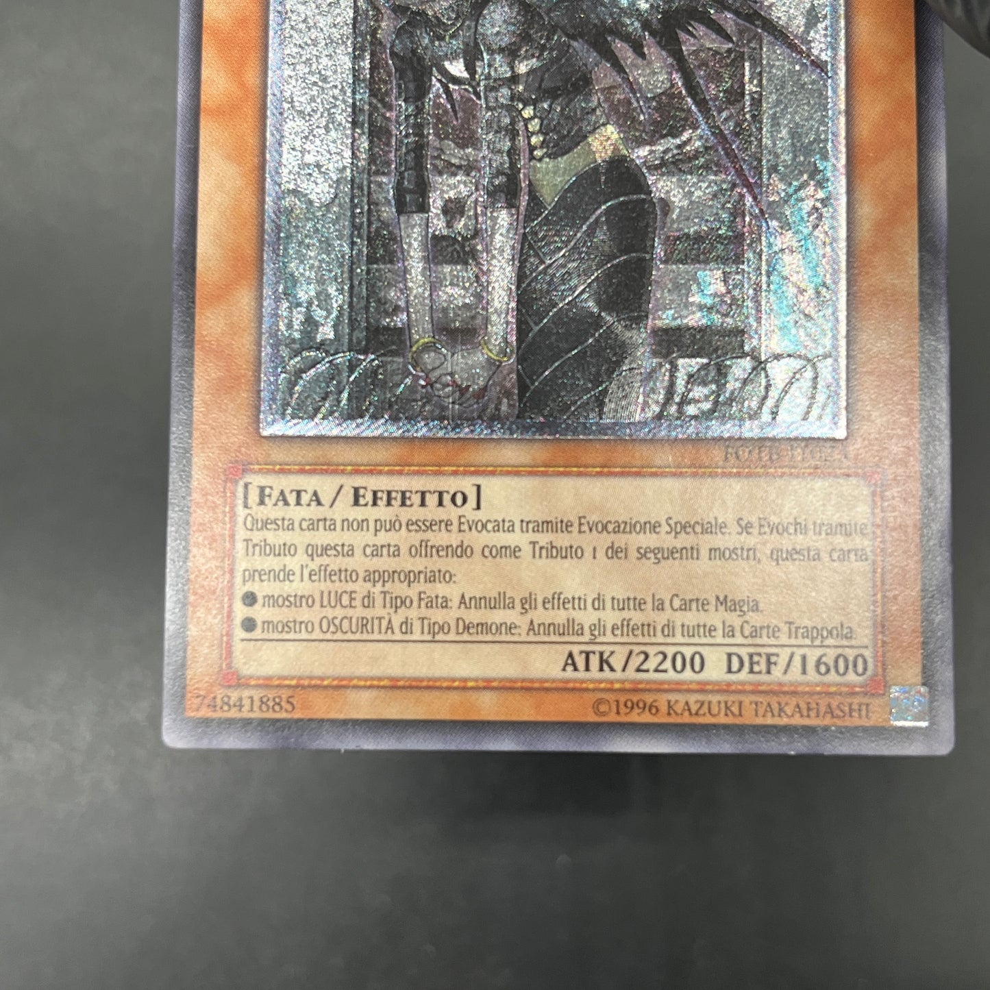 遊戯王　天魔神 インヴィシル/レリーフ/イタリア語/EU版