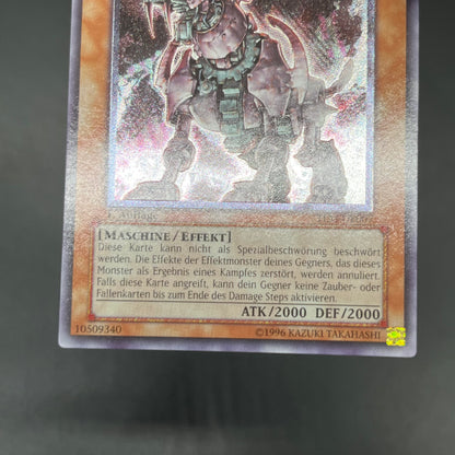 遊戯王　古代の機械獣/レリーフ/ドイツ語/1st/EU版
