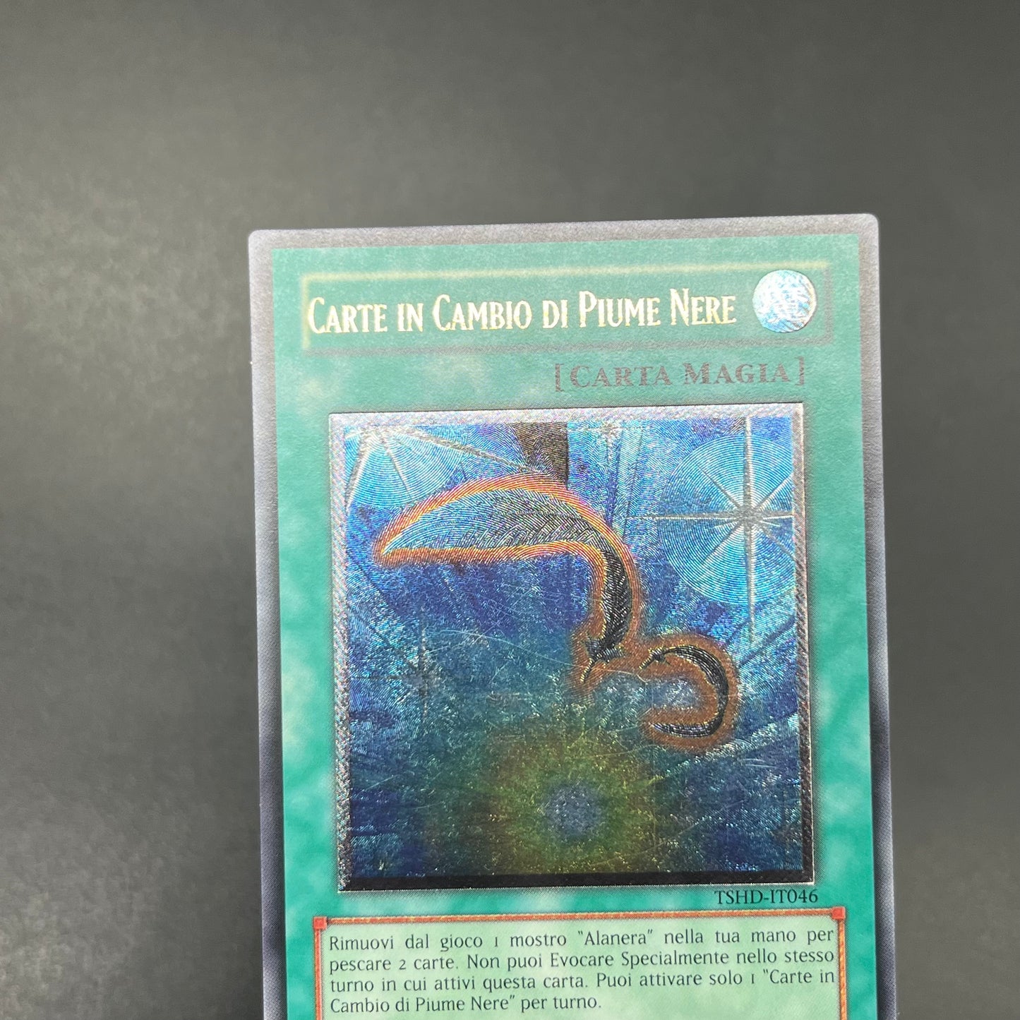 遊戯王　黒羽の宝札/レリーフ/イタリア語/EU版