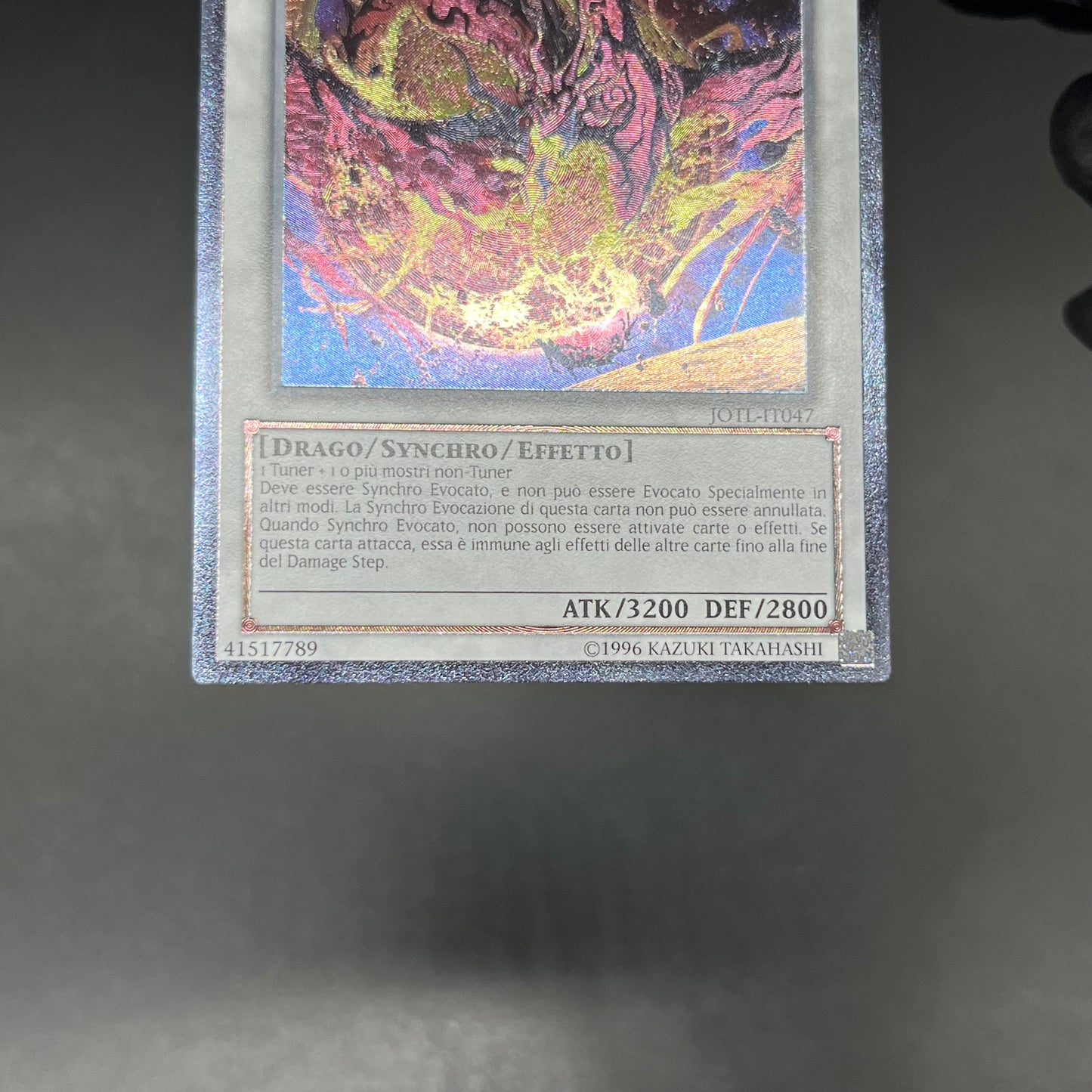 遊戯王　星態龍/レリーフ/イタリア/EU版