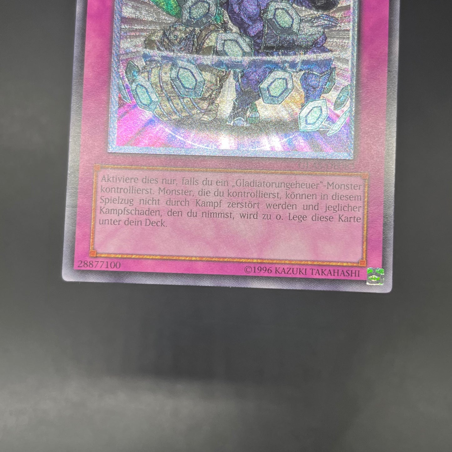 遊戯王　ディフェンシブ・タクティクス/レリーフ/ドイツ語/EU版