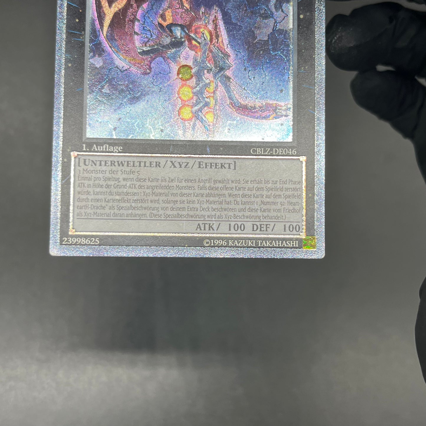 遊戯王　Ｎｏ.５３ 偽骸神 Ｈｅａｒｔ－ｅａｒｔＨ/レリーフ/ドイツ語/1st/EU版