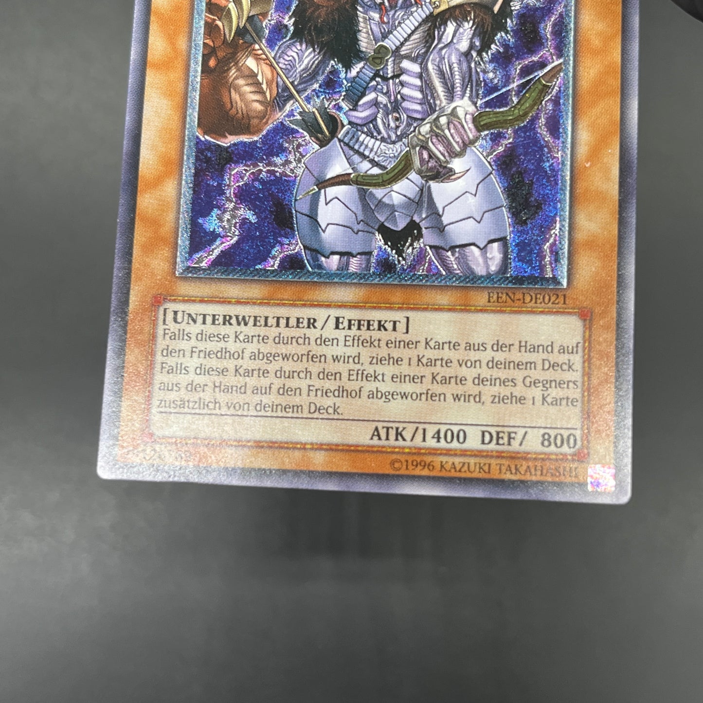 遊戯王　暗黒界の狩人 ブラウ/レリーフ/ドイツ/EU版