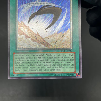 遊戯王　サイクロン・ブーメラン/レリーフ/ドイツ語/EU版