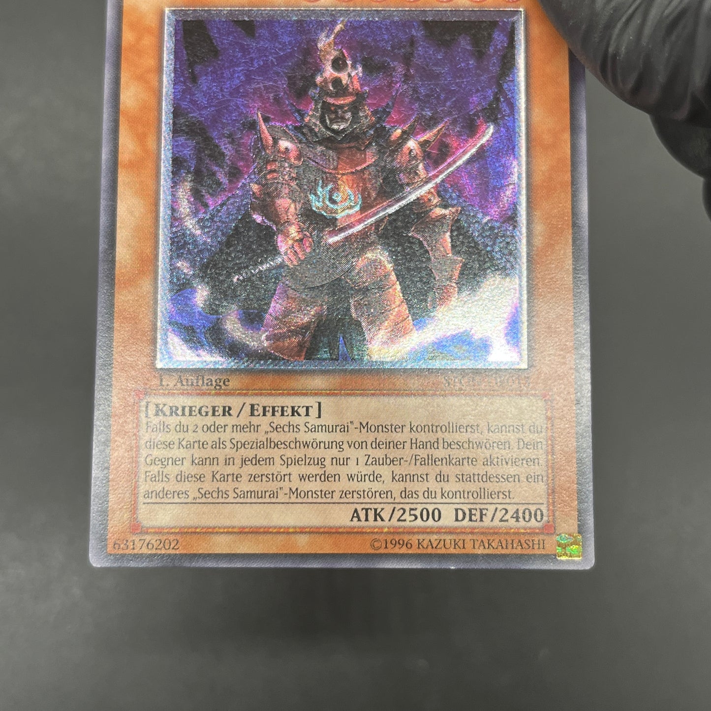 遊戯王　大将軍 紫炎/レリーフ/ドイツ/1st/EU版