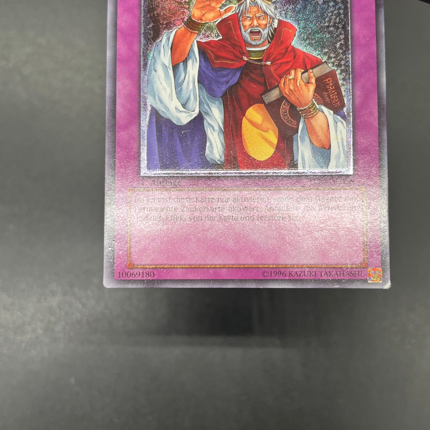 遊戯王　魔力終了宣告/レリーフ/ドイツ語/1st/EU版