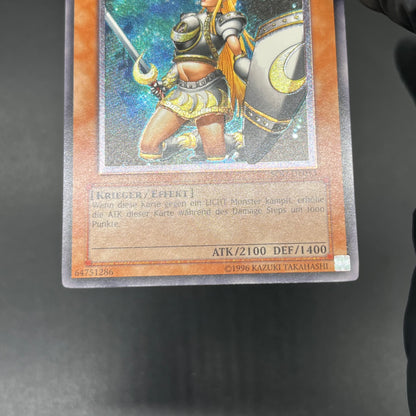 遊戯王　月の女戦士/レリーフ/ドイツ語