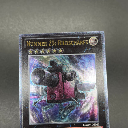 遊戯王　Ｎｏ.２５ 重装光学撮影機フォーカス・フォース/レリーフ/ドイツ語/EU版