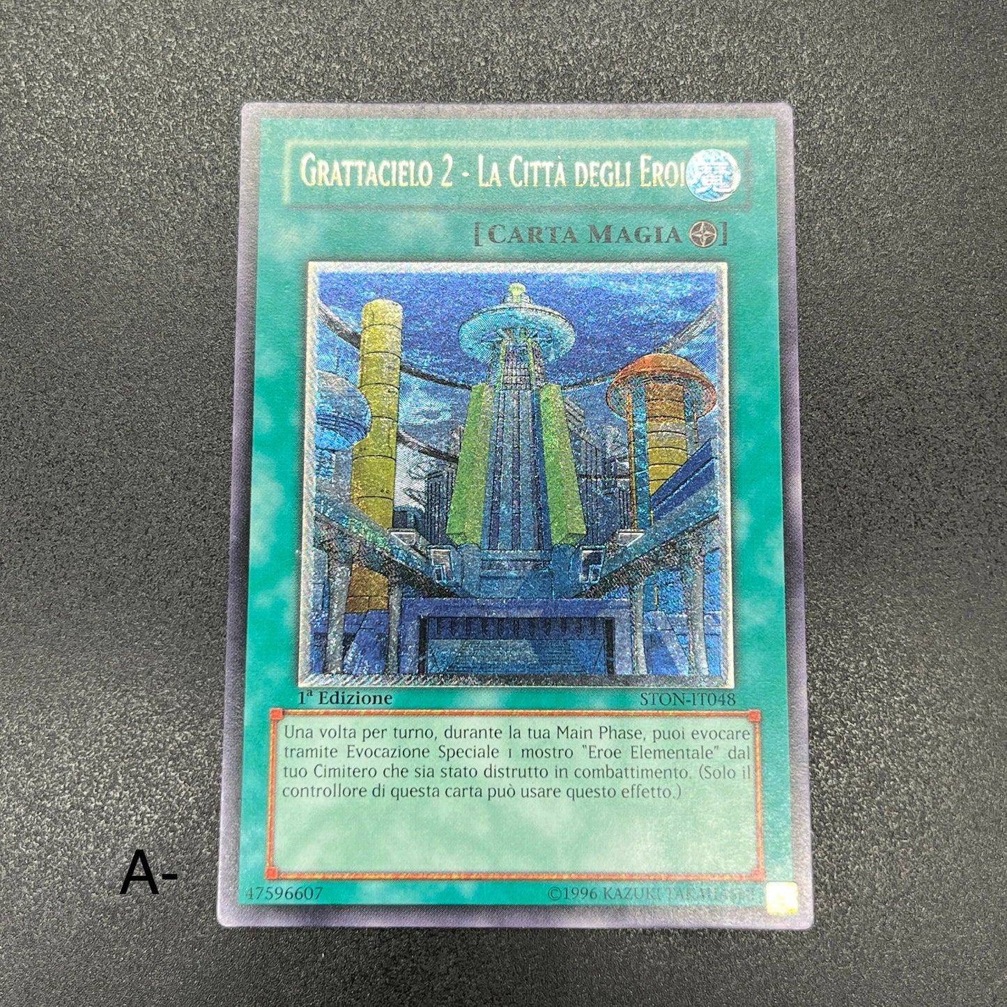 遊戯王　摩天楼２－ヒーローシティ/レリーフ/イタリア/1st/EU版
