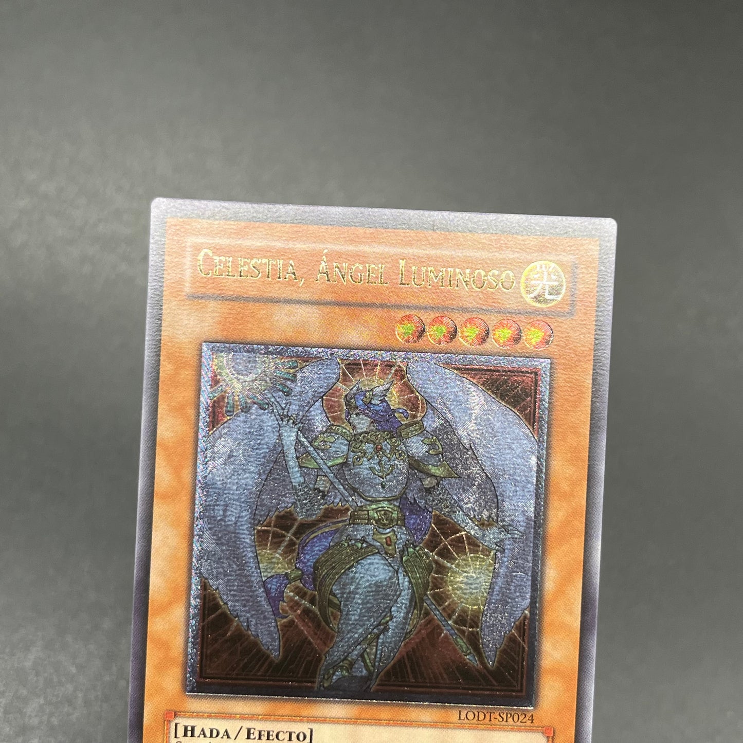 遊戯王　ライトロード・エンジェル ケルビム/レリーフ/スペイン/EU版