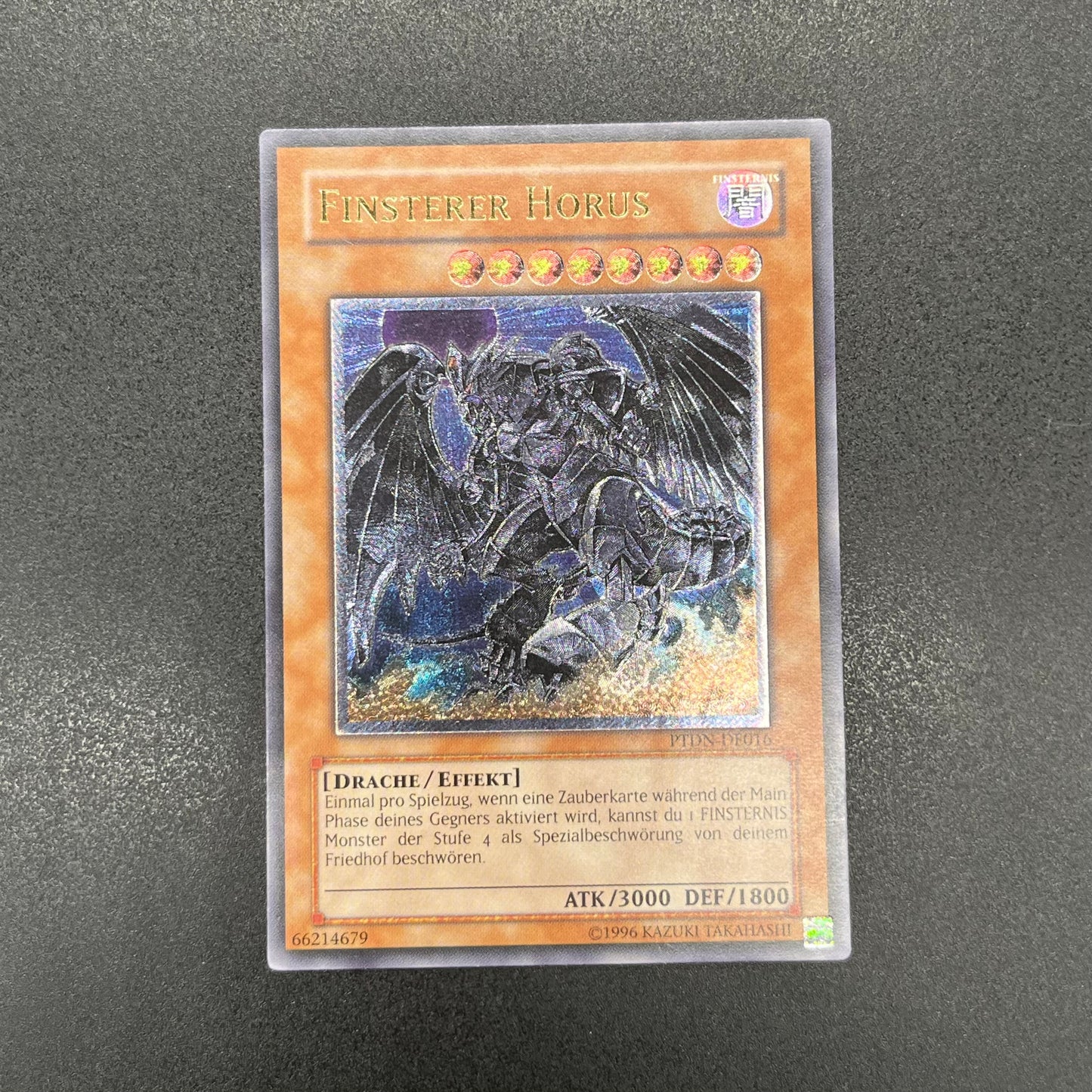 遊戯王　ダーク・ホルス・ドラゴン/レリーフ/ドイツ/EU版