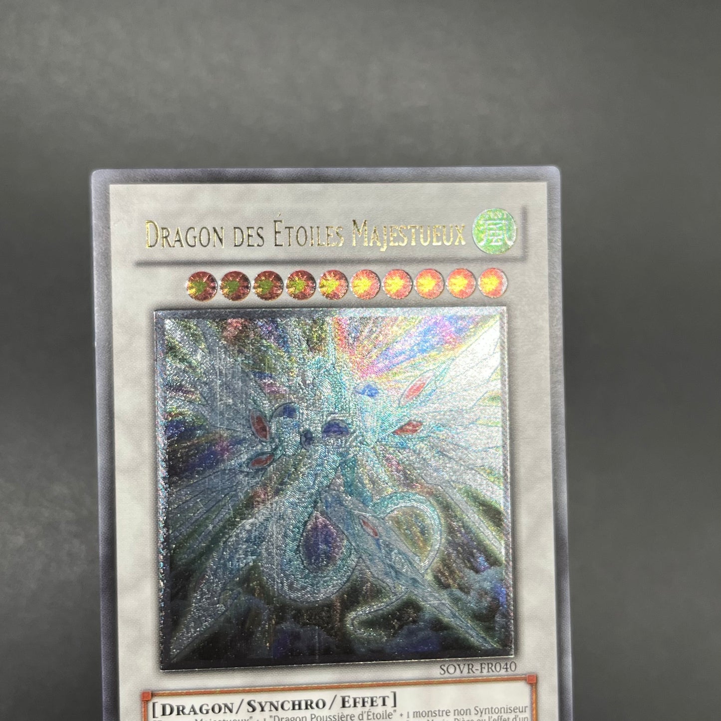 遊戯王　セイヴァー・スター・ドラゴン/レリーフ/フランス語/EU版