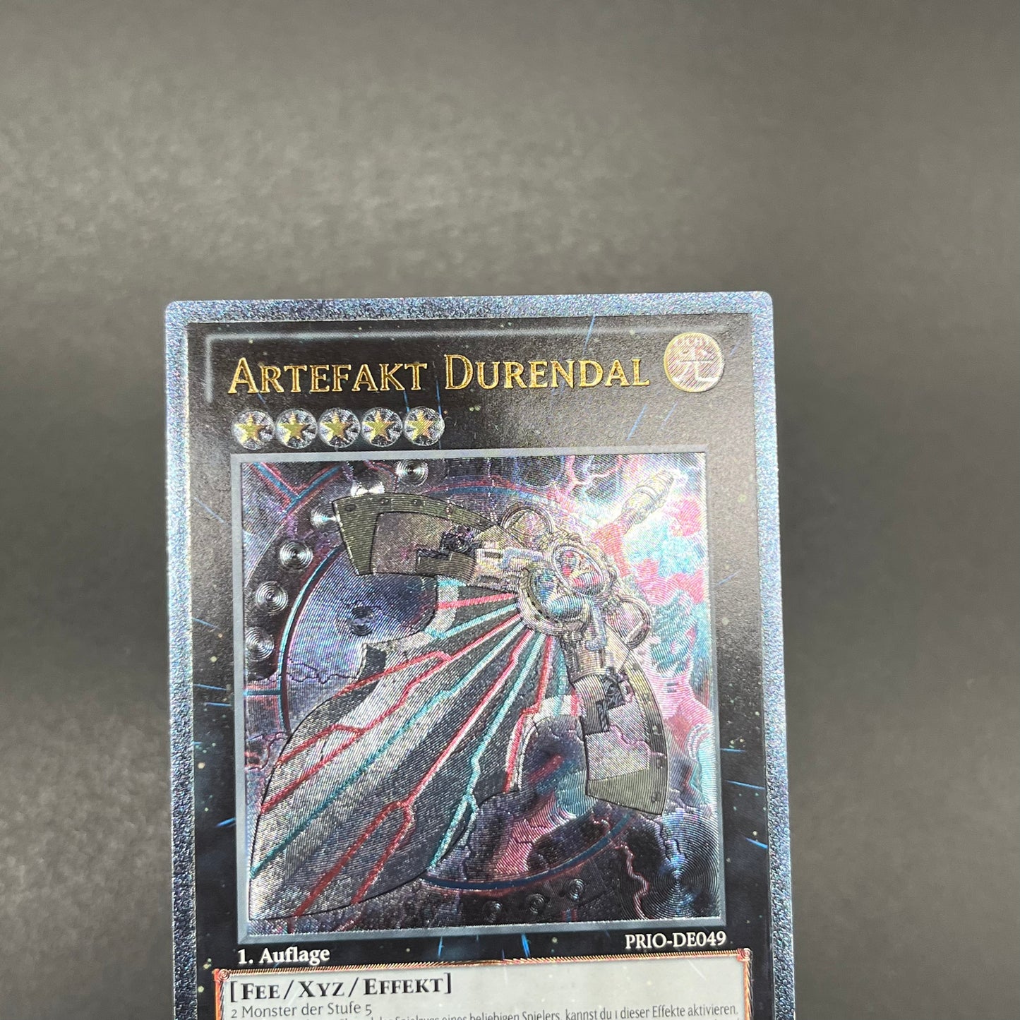 遊戯王　アーティファクト－デュランダル/レリーフ/ドイツ語/1st/EU版