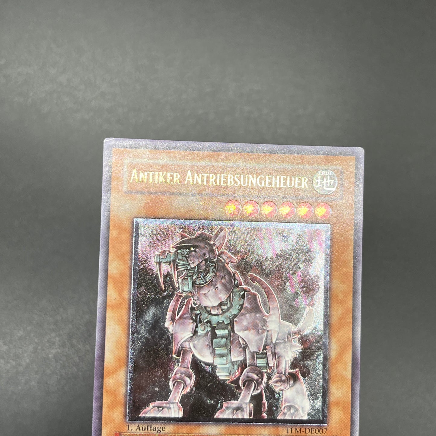 遊戯王　古代の機械獣/レリーフ/ドイツ語/1st/EU版