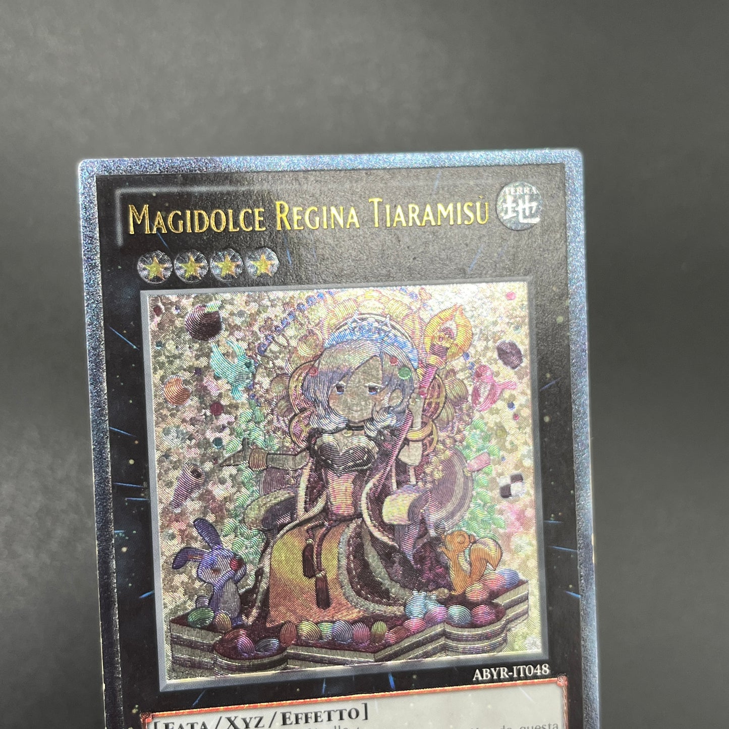 遊戯王　クイーンマドルチェ・ティアラミス/レリーフ/イタリア語/EU版