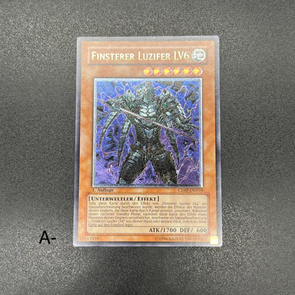 遊戯王　漆黒の魔王 ＬＶ６/レリーフ/ドイツ語/1st/EU