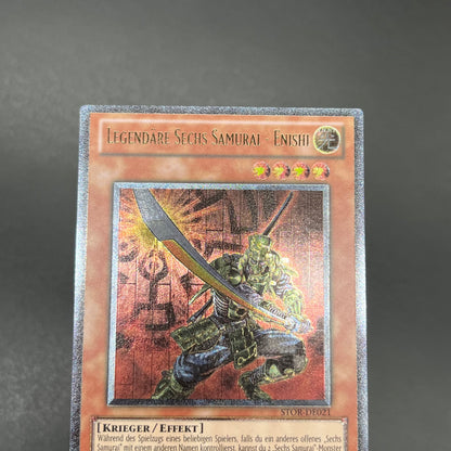 遊戯王　真六武衆－エニシ/レリーフ/ドイツ語/EU版