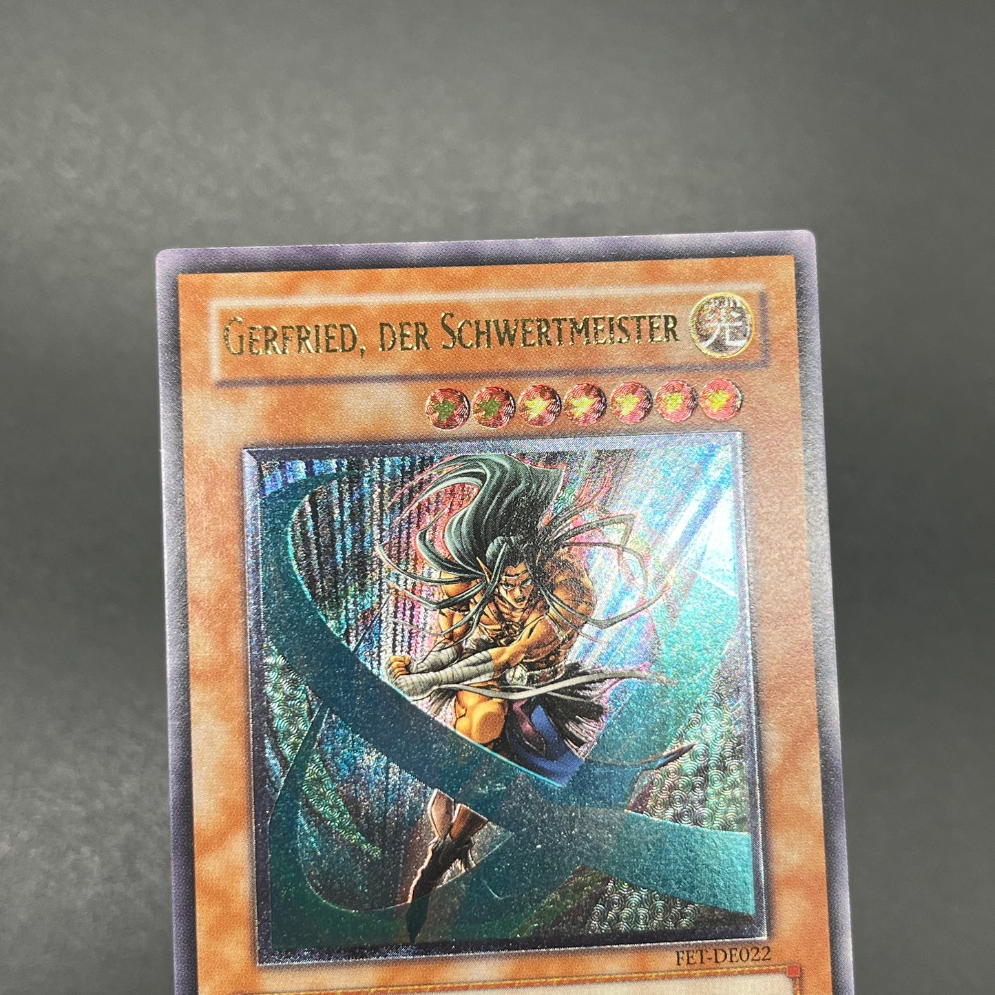 遊戯王　剣聖－ネイキッド・ギア・フリード/レリーフ/ドイツ語/EU版