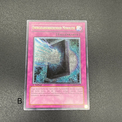 遊戯王　エネルギー吸収板/レリーフ/ドイツ語/1st/EU