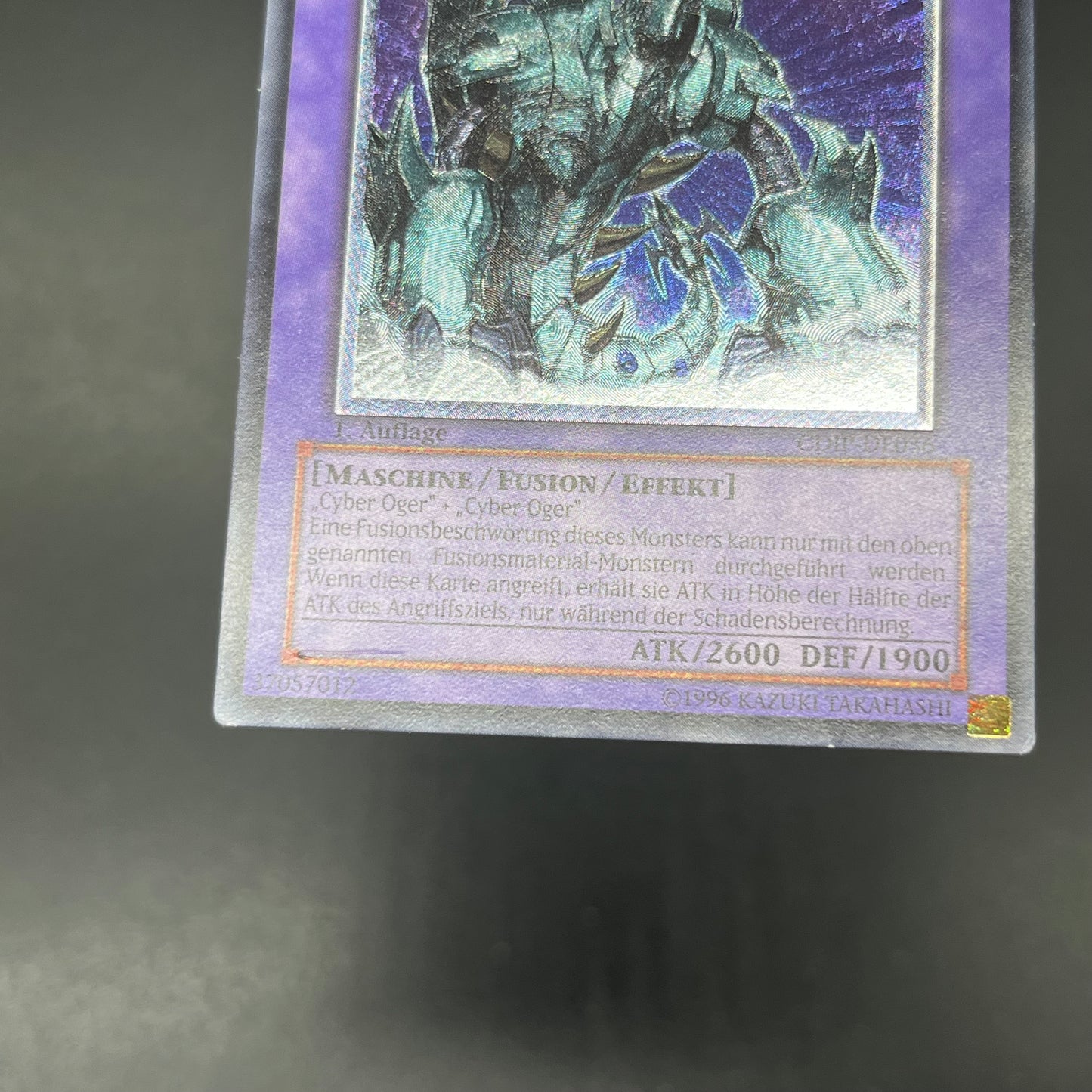 遊戯王　サイバー・オーガ２/レリーフ/ドイツ語/1st/EU版