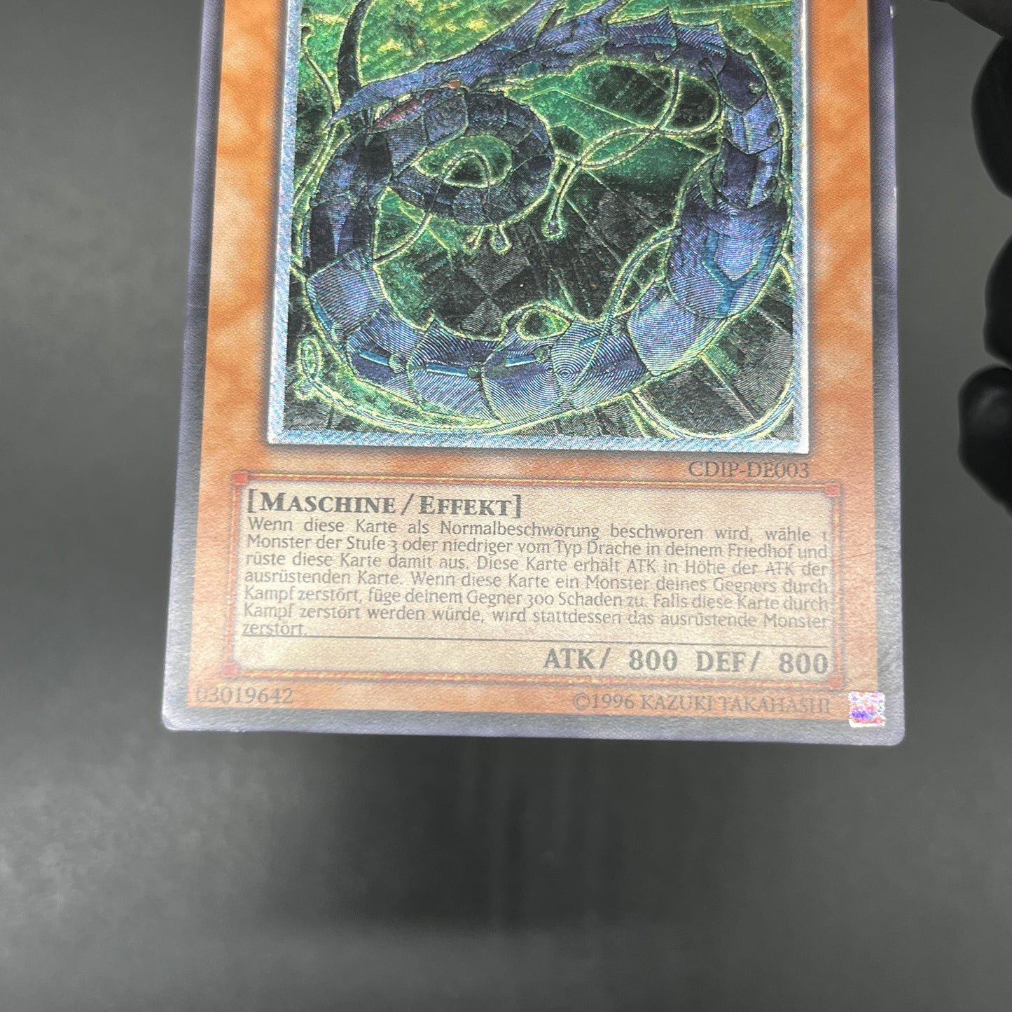 遊戯王　サイバー・ダーク・キール/レリーフ/ドイツ語/EU版