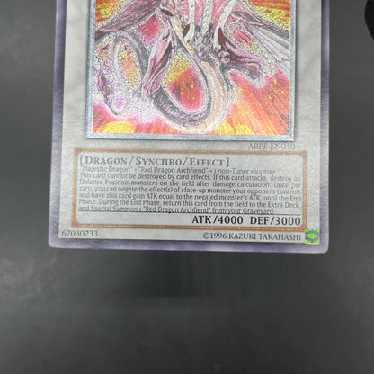 遊戯王　セイヴァー・デモン・ドラゴン/レリーフ/英語/北米版