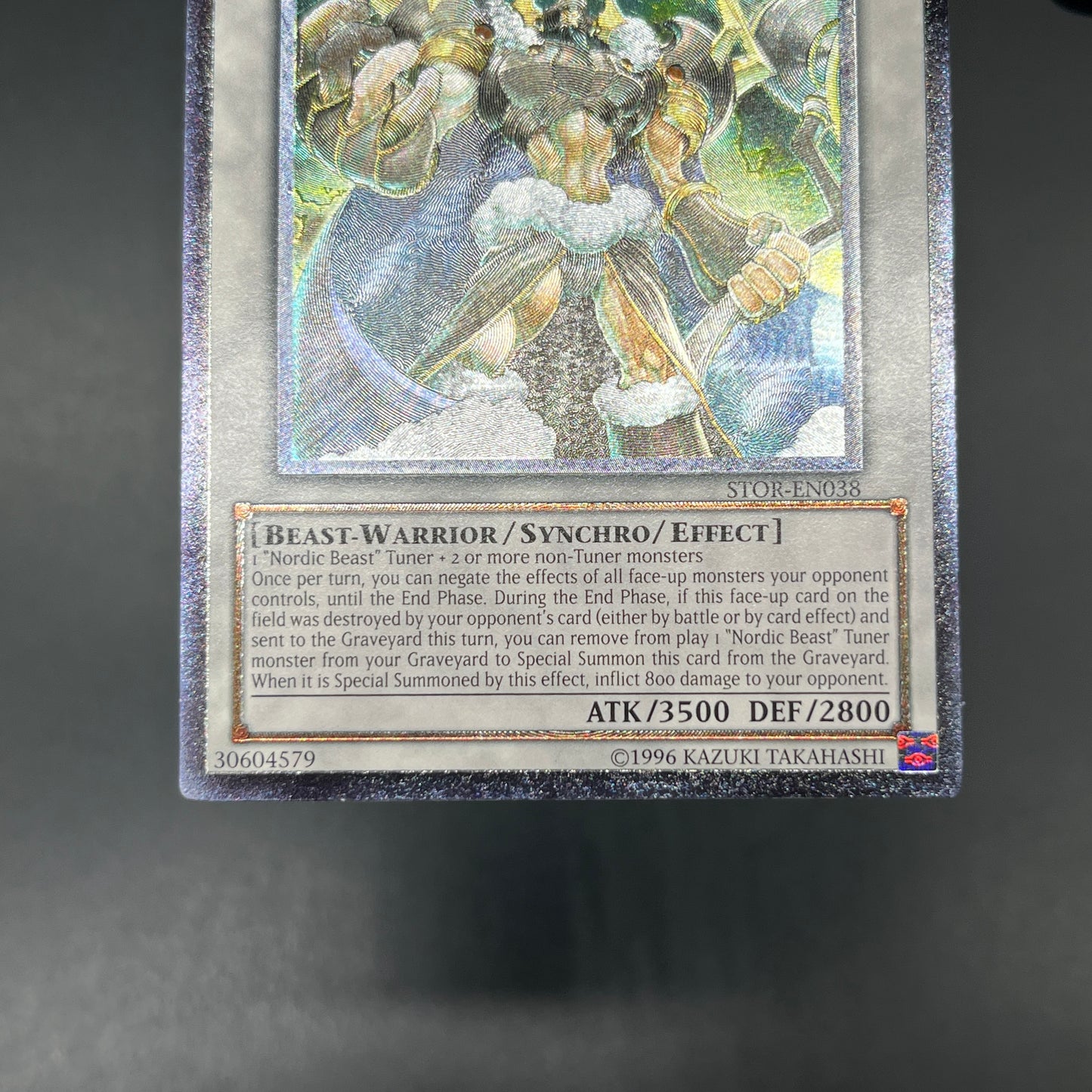 遊戯王　極神皇トール/レリーフ/北米