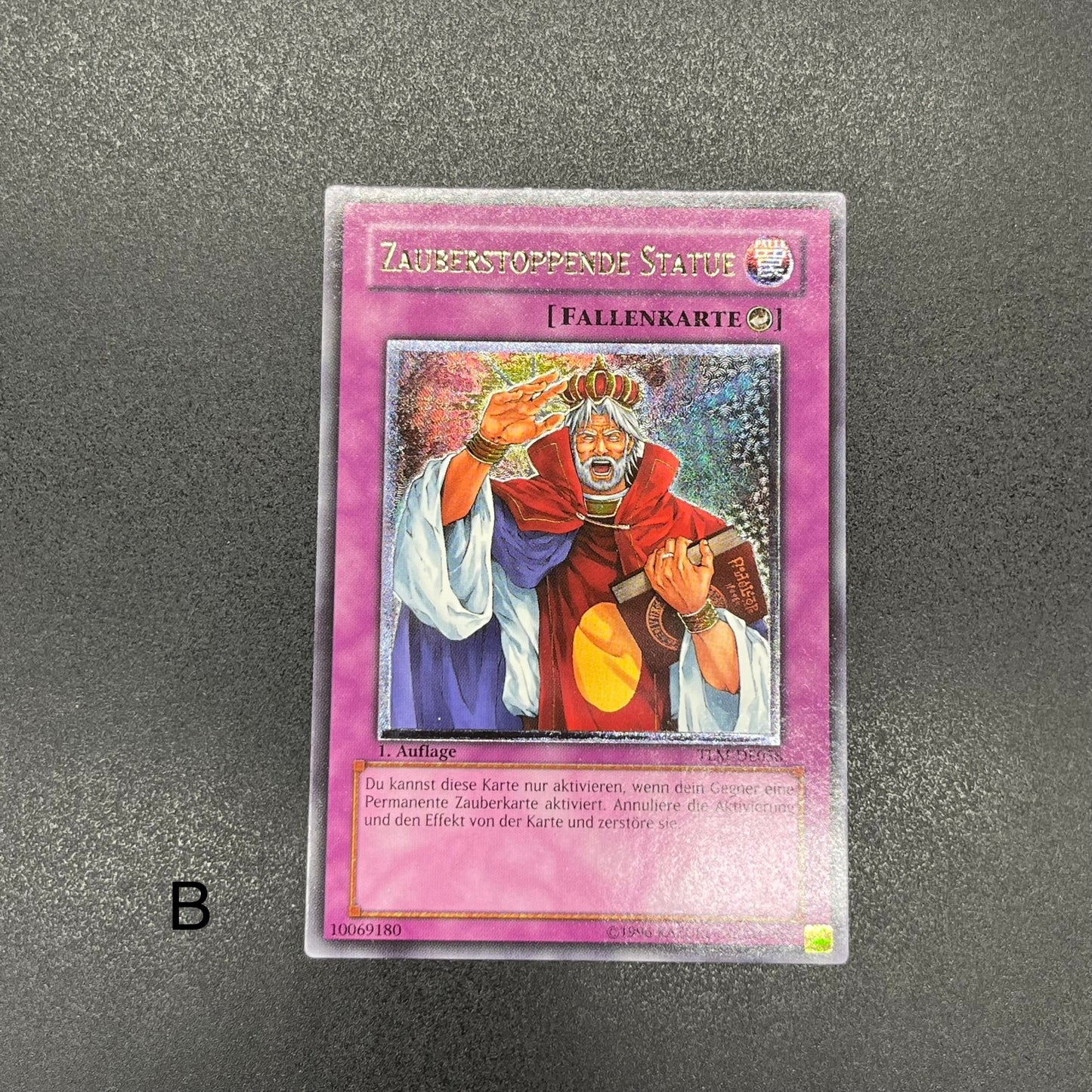 遊戯王　魔力終了宣告/レリーフ/ドイツ語/1st/EU版