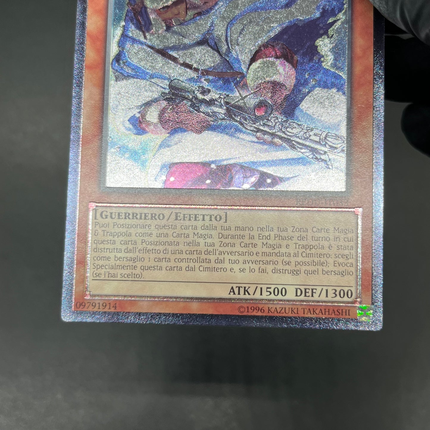 遊戯王　白銀のスナイパー/レリーフ/イタリア/EU版